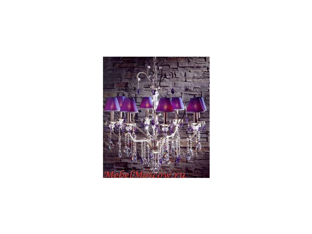 люстра подвесная Copenlamp    [313700] матовое золото, аметист