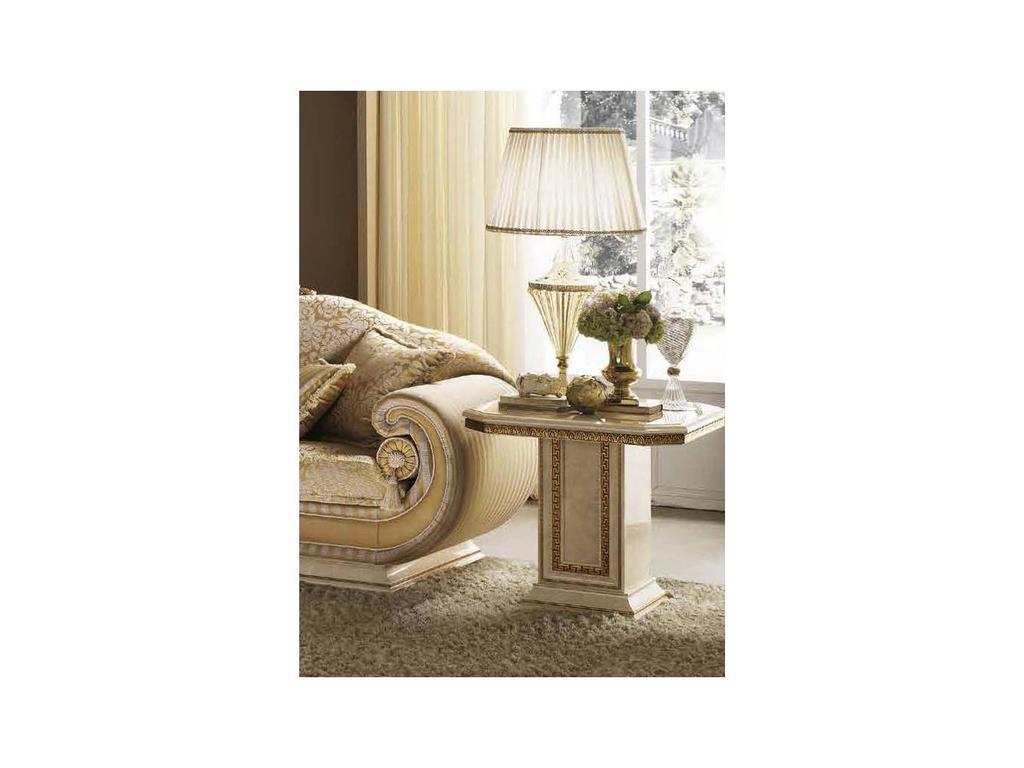Arredo Classic: Leonardo: стол журнальный квадратный (слоновая кость)