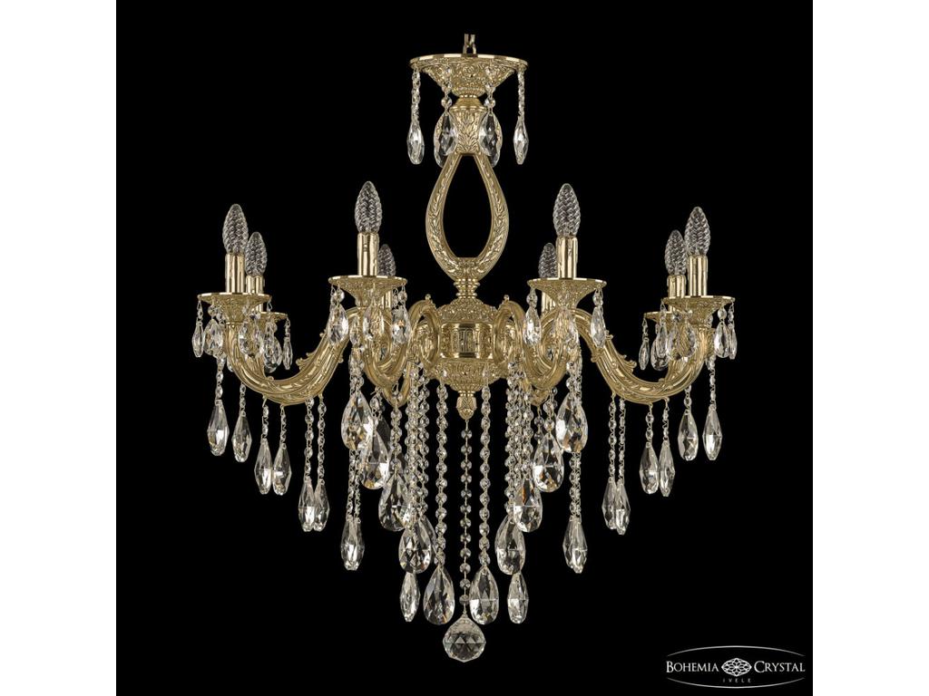 Bohemia Ivele Crystal: 71301/8/250 B G: люстра хрустальная (золото)