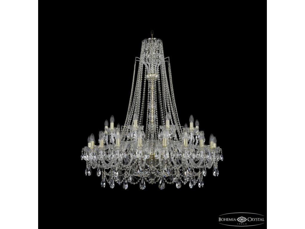 Люстра хрустальная Bohemia Ivele Crystal 1411/20+10/400/XL-130 G