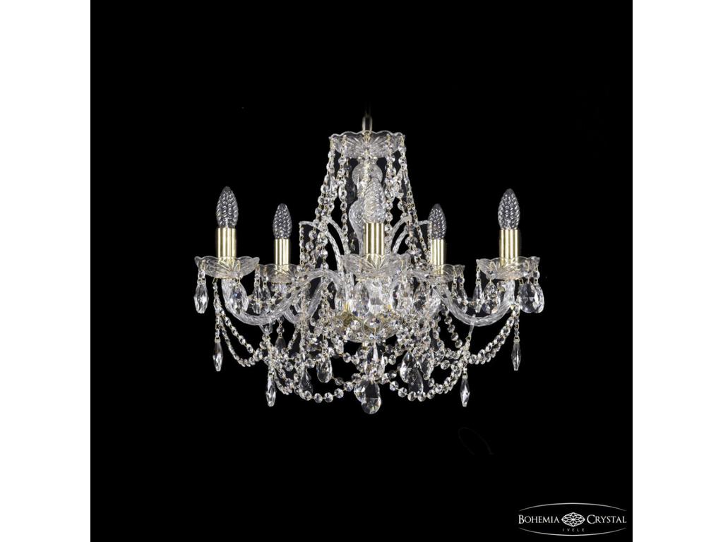Люстра хрустальная Bohemia Ivele Crystal 1411/5/195 G