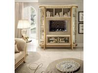 Arredo Classic: Melodia: витрина с отделением под тв (слоновая кость)