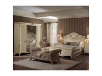 Arredo Classic: Tiziano: шкаф 4-х дверный (слоновая кость, золото)
