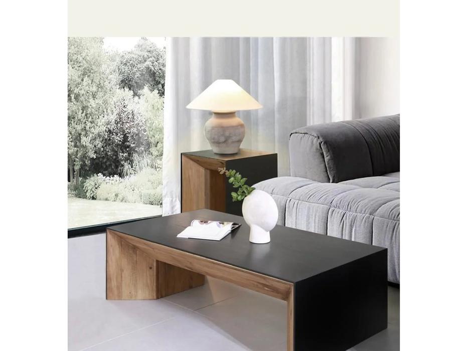 Mobilier de Maison: Wooden Vintage Loft: стол кофейный (чёрный, коричневый)