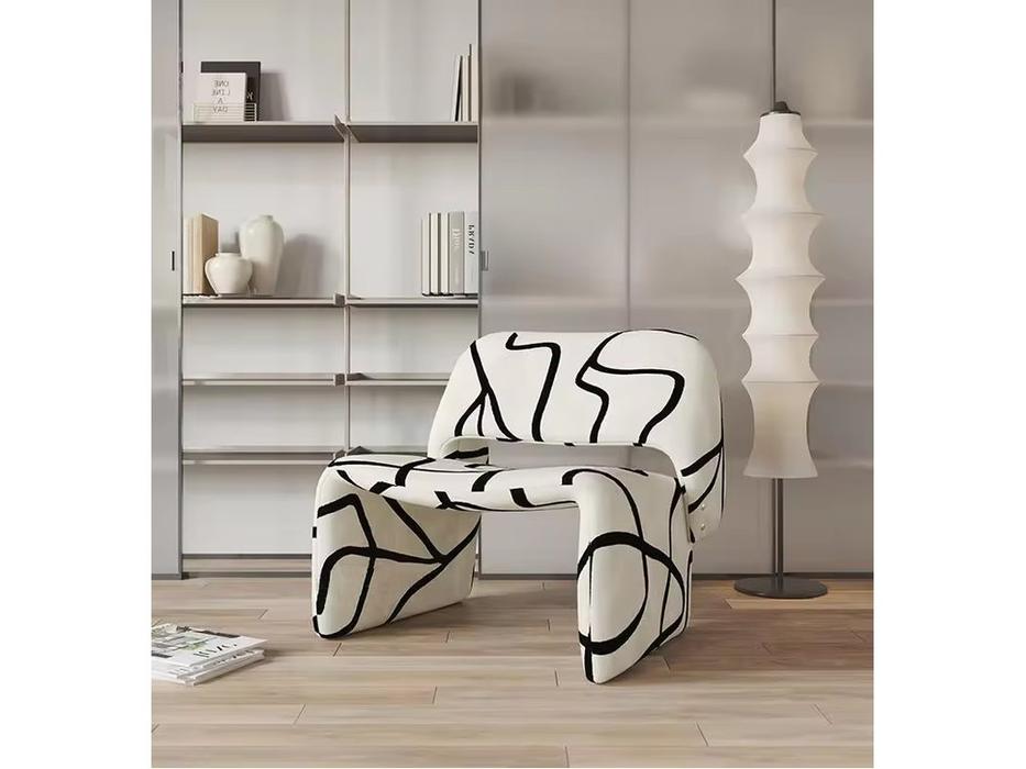STG: Ondine Lounge Chair: кресло  (белый, черный)