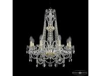 Bohemia Ivele Crystal: 1411/8/195/XL-65 G: люстра хрустальная (прозрачный)